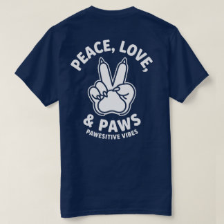Fred Kärlek & Tassar Positiva Vibrationer Hundälsk T Shirt