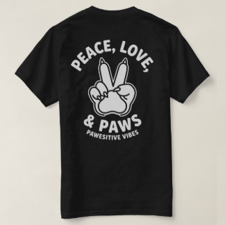 Fred Kärlek & Tassar Positiva Vibrationer Hundälsk T Shirt