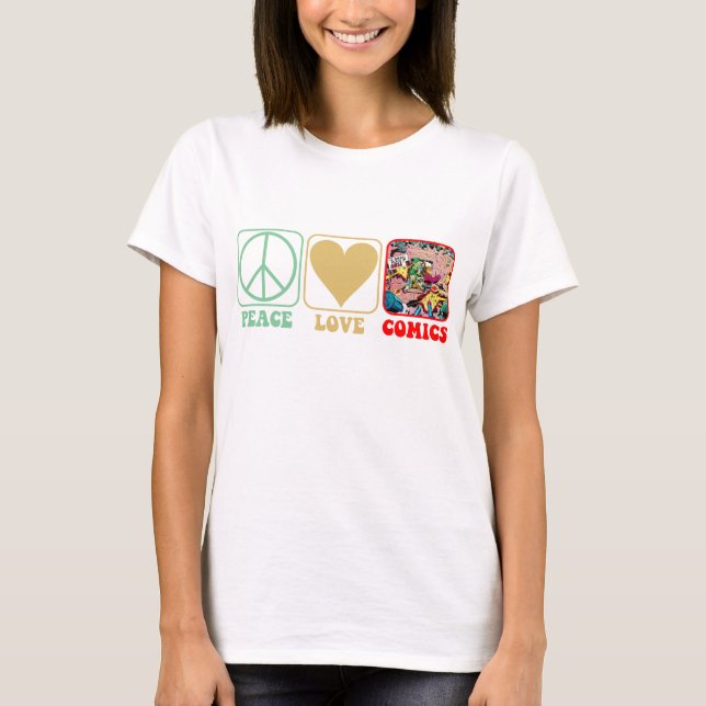 "Fred, Kärlek, Tecknader" Shirt Tee Shirt (Framsida)