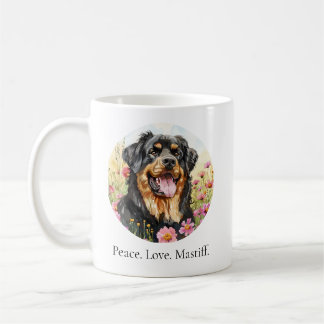 Fred. Kärlek. Tibetansk Mastiff Mugg