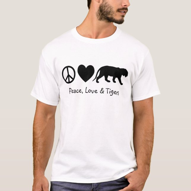 Fred, Kärlek & Tigrar Tee Shirt (Framsida)