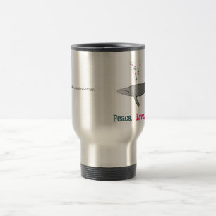 Fred kärlek, valkaffekopp resemugg