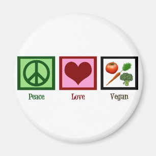 Fred Kärlek Vegan Magnet