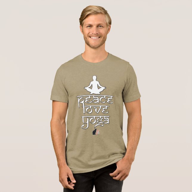 Fred Kärlek Yoga T-Shirt (Framsida Full)