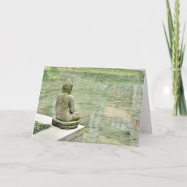 Fred kommer inifrån. Buddha citationsteckenkort Kort