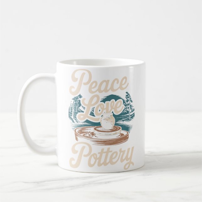 Fred Krukmakeri Kaffemugg (Vänster)