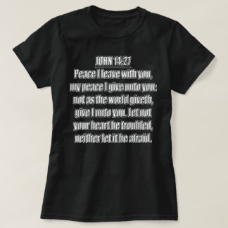Fred lämnar jag kvar hos er Johannes 14:27 SKB T Shirt