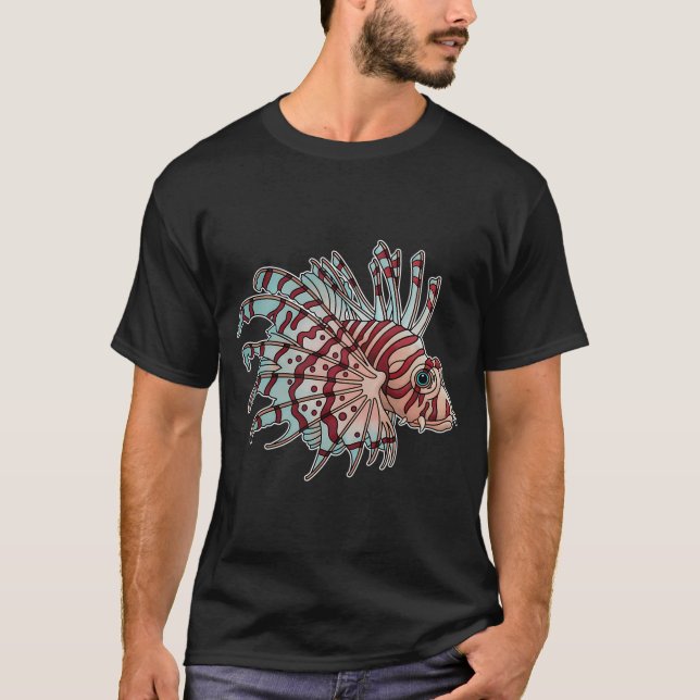 Fred lejonfisk t shirt (Framsida)