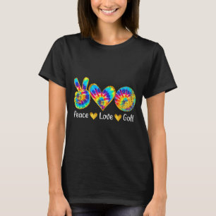 Fred Lig Golf Rolig Tie Dye Golfälskare  T Shirt