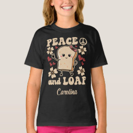 Fred & Loaf | Flicktoast med Fredstecken - svart T Shirt