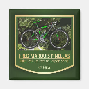 Fred Marquis Pinellas Trail (cykel2) Magnet