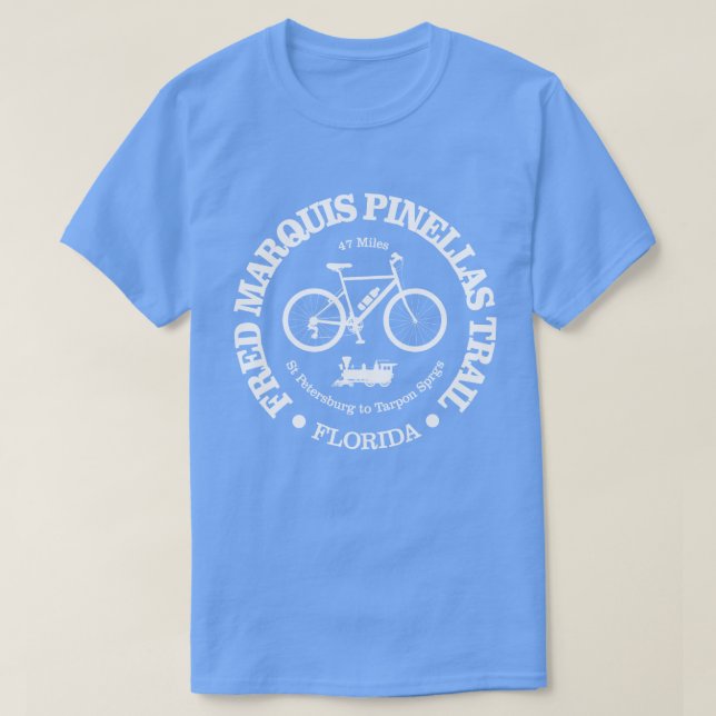 Fred Marquis Pinellas Trail (cykling) T Shirt (Design framsida)
