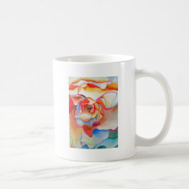 Fred martin begonia vattenfärgsart kaffemugg