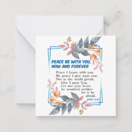 Fred med dig anteckningskort