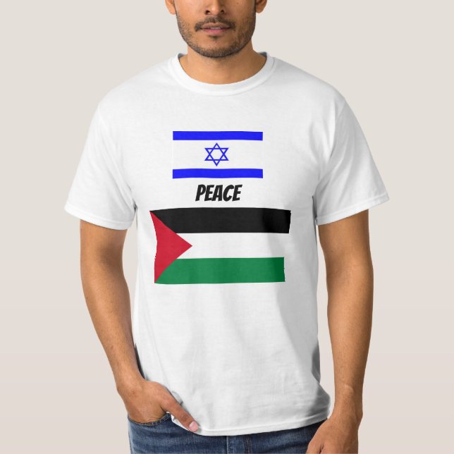 FRED MELLAN ISRAEL OCH PALESTINE T SHIRT (Framsida)