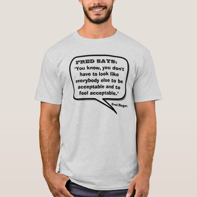 FRED NÅGOT ATT SÄGA: T-SHIRT (Framsida)