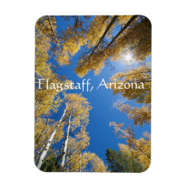 Fred och fred i Aspen träd, flaggpersonal, Arizona Magnet