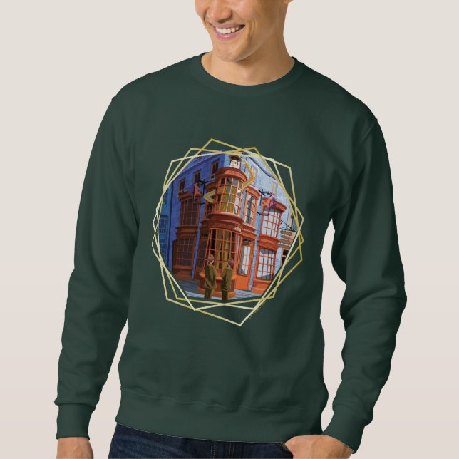 Fred och George vid Weasleys guide Wheezes Lång Ärmad Tröja (Framsida)