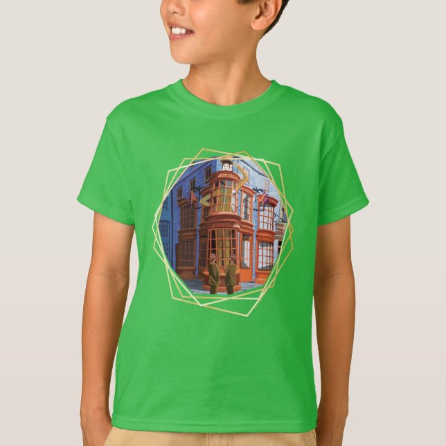 Fred och George vid Weasleys guide Wheezes T Shirt (Framsida)