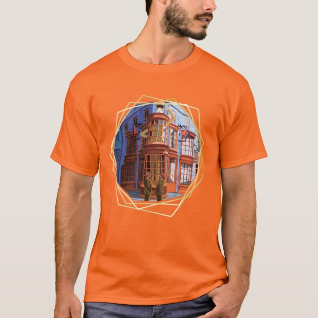 Fred och George vid Weasleys guide Wheezes T Shirt (Framsida)