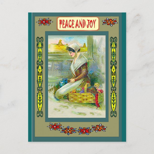 Fred och glädje helg vykort (Framsida)