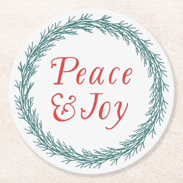 Fred och glädje i Vintage, Stil, Underlägg (Framsidan)