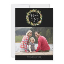 Fred och glädje - julfotkort