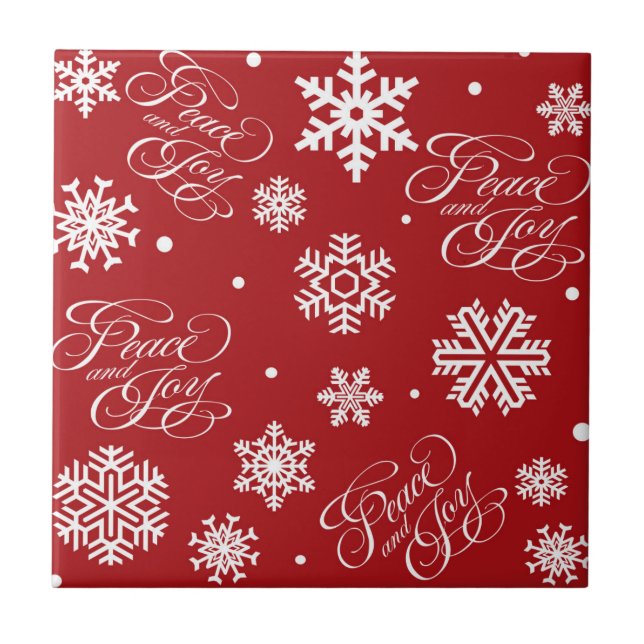 Fred och glädje kakelplatta (Framsidan)