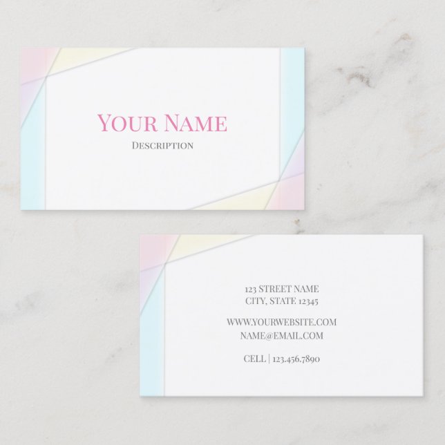 Fred och glädje - kort (Fram/baksida)