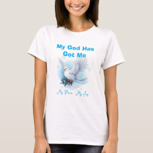 Fred och glädje min gud t shirt