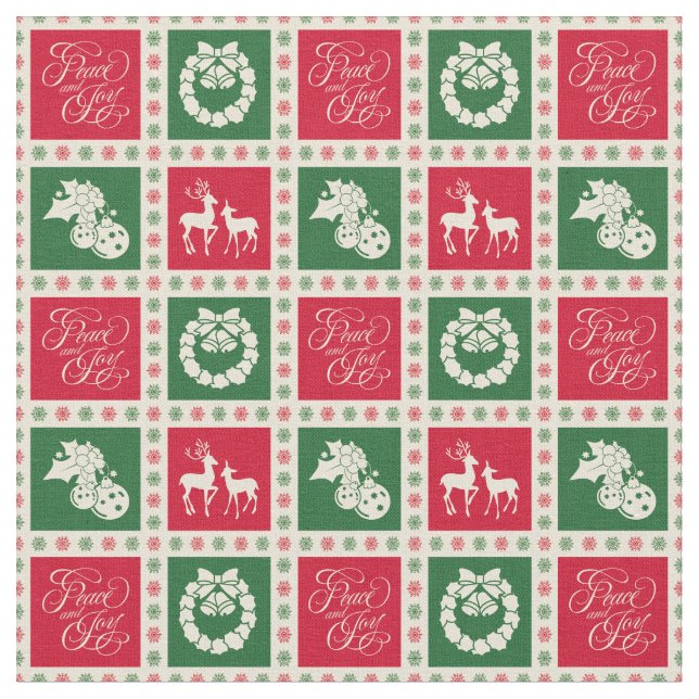 Fred och glädje tyg (Närbild)