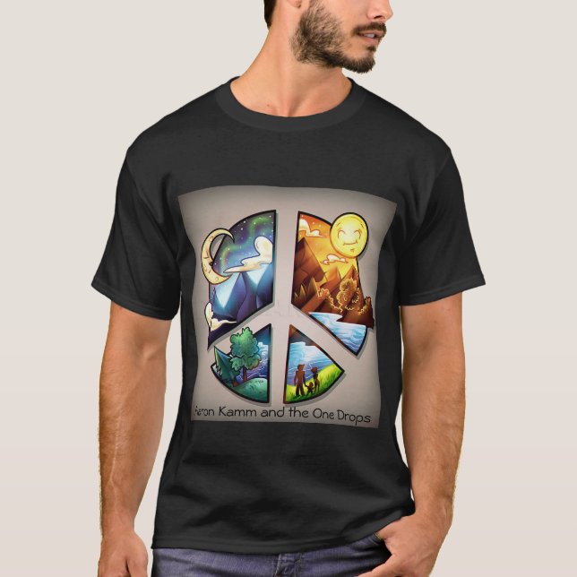 Fred och jord AK1D T Shirt (Framsida)