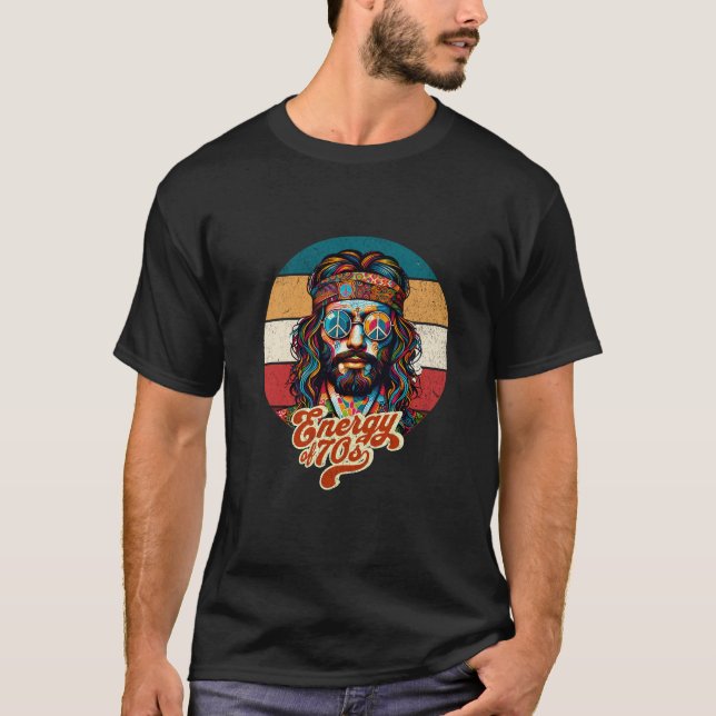 Fred och Kärlek Hippie T Shirt (Framsida)