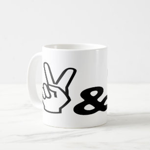 Fred och Kärlek Kaffemugg