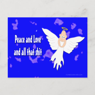 Fred och kärlek och allt det där skitsnacket vykort