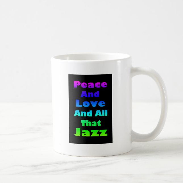 Fred och Kärlek och allt Jazz Graphic Kaffemugg (Höger)