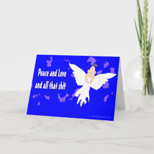 Fred och Kärlek och allt som S*** Helgkort