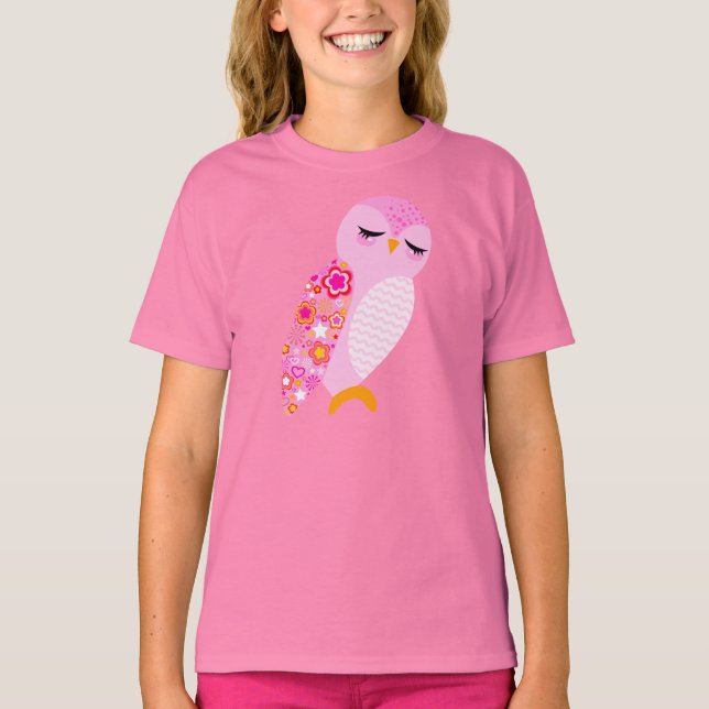 Fred och Kärlek Uggla Tee (Framsida)
