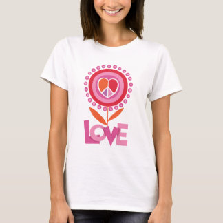 Fred- och KÄRLEKblomma T Shirt