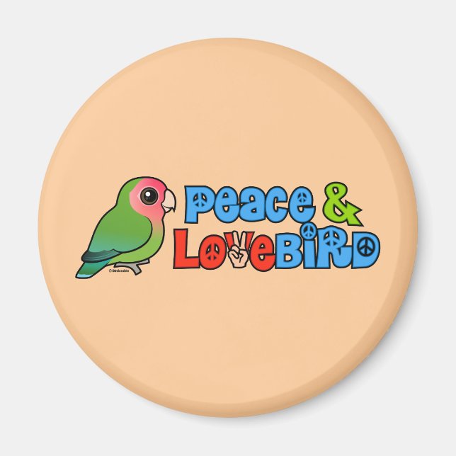 Fred och Lovebird Magnet (Framsidan)
