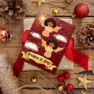 Fred och lycka till en trevlig jul Hälsning Helg Vykort