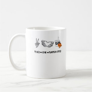 Fred och pumpkin Spice, Halloween Skeletons-klass Kaffemugg