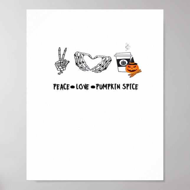 Fred och pumpkin Spice, Halloween Skeletons-klass Poster (Framsidan)