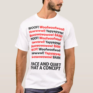 Fred och tystnad - ett vilket begrepp t-shirt
