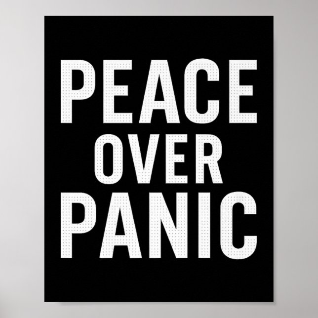Fred över Panic. Stoic, Motivational, Quote. Prem Poster (Framsidan)