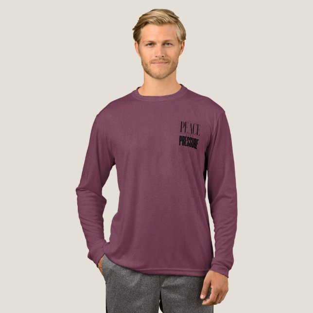 Fred Över Press Minimalist Inspirerande Citat T Shirt (Hel framsida)