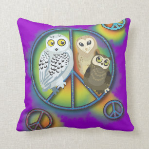 Fred Owl~pillow Kudde