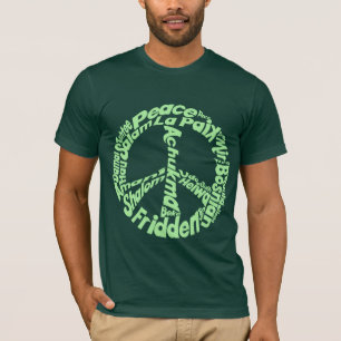 Fred på alla språk t shirt