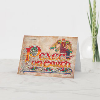 Fred på Earth Celtic Irish Crhistmas Card Helgkort