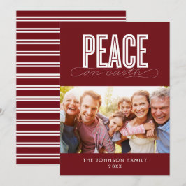 FRED PÅ JARTH FAMILY PHOTO CHRISTMAS JULKORT